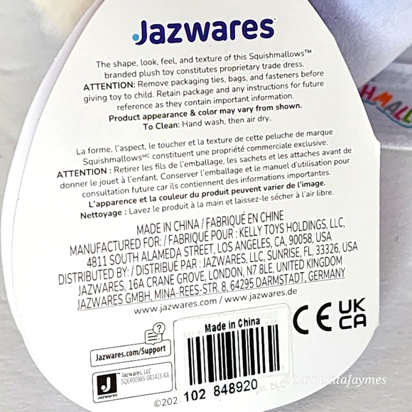 🐣 MILANDA 🫏 Blue Donkey w Flower Crown Easter 2024 Original Squishmallow ☆NWT☆ - Picture 7 of 8